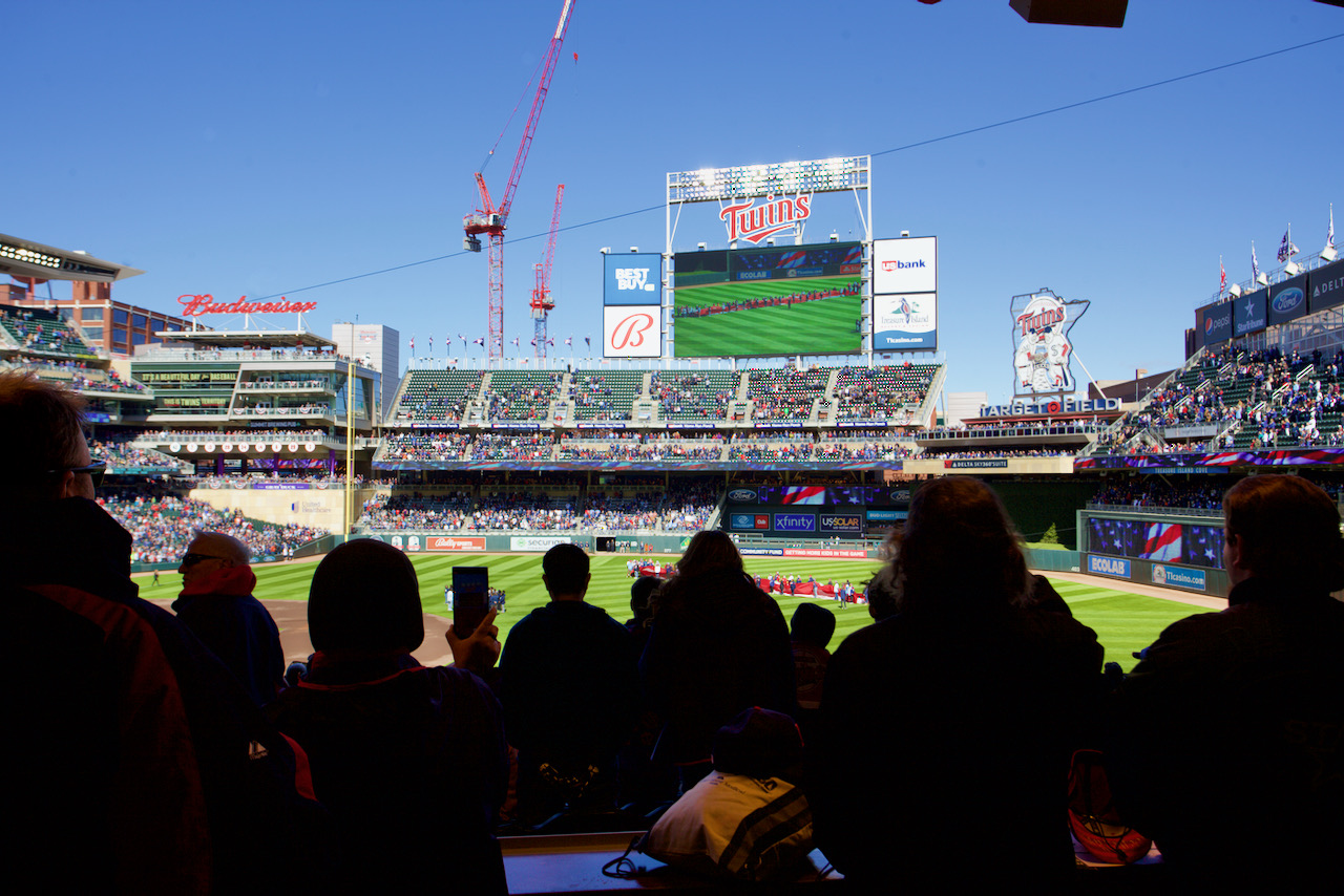Photo of Opening Day at Target Field 2022